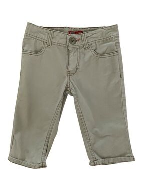 Faded Glory Shorts Girls Size 7 Tan Khaki Bermuda Cropped Leg Adjustable